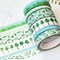 Green Trees Leaves & Grass Spring Succulents Eucalyptus & Botanicals Washi Tape Set (#W054)